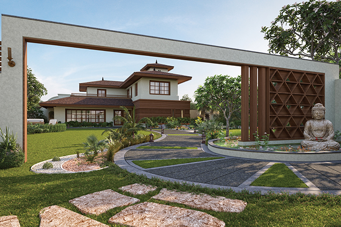 Sandal Wood 3D  - S House Architects